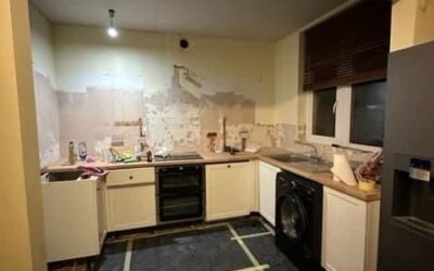 Water damaged kitchen Romsey, Hampshire